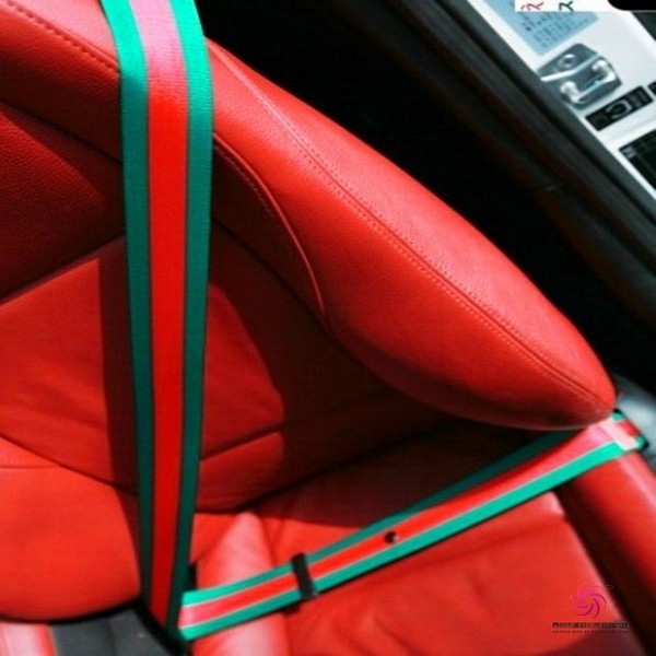 汽车安全带，彩色涤纶安全织带