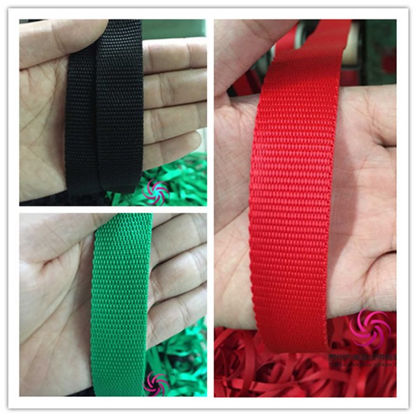 2.5CM丙纶果绿色织带,PP加厚绿色织带